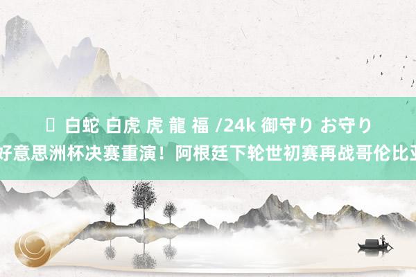 ✨白蛇 白虎 虎 龍 福 /24k 御守り お守り 好意思洲杯决赛重演！阿根廷下轮世初赛再战哥伦比亚